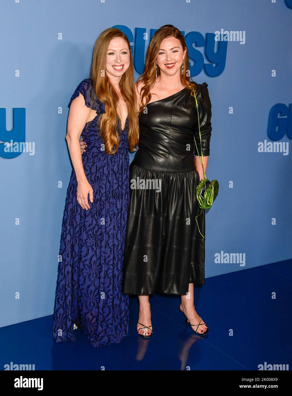 8. September 2022, New York City L-R: Chelsea Clinton kommt zu APPLE TV Docu-Serie Premiere von GUTSY, die am Donnerstag, 8. September 2022, im Times Center Theatre in New York City stattfand. Foto von Jennifer Graylock-Alamy Stockfoto