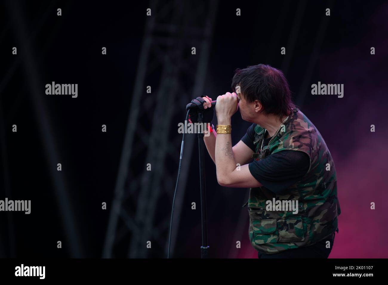 The Strokes live beim Tempelhof Sounds Festival in Berlin Stockfoto