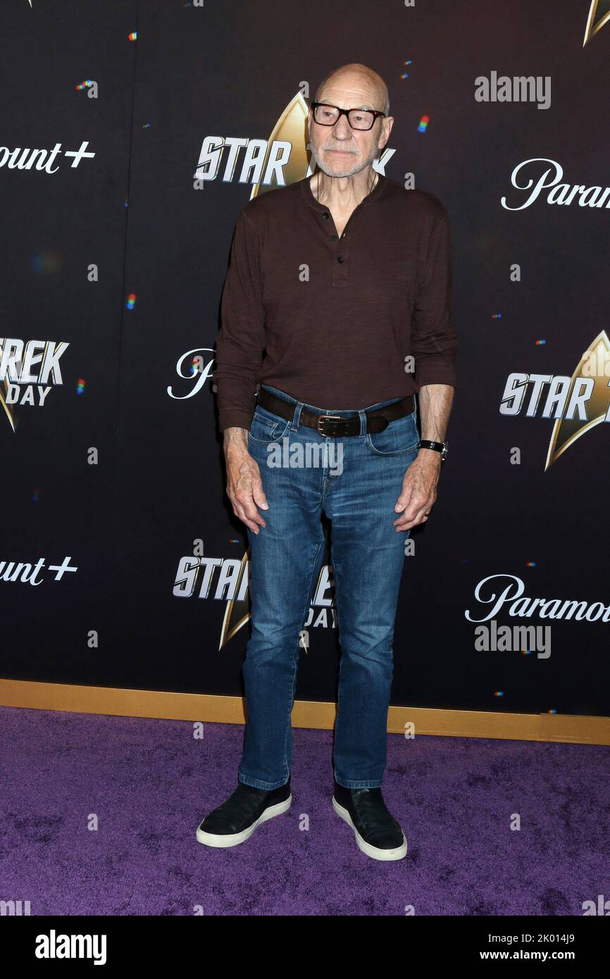 8. September 2022, Los Angeles, CA, USA: LOS ANGELES - SEP 8: Patrick Stewart beim Star Trek Day im Skirball Center am 8. September 2022 in Los Angeles, CA (Bildquelle: © Kay Blake/ZUMA Press Wire) Stockfoto