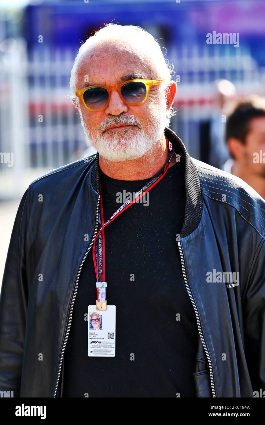 Monza, Italien, 09/09/2022, Flavio Briatore (ITA). 09.09.2022. Formel 1 Weltmeisterschaft, Rd 16, Großer Preis Von Italien, Monza, Italien, Übungstag. Bildnachweis sollte lauten: XPB/Press Association Images. Stockfoto