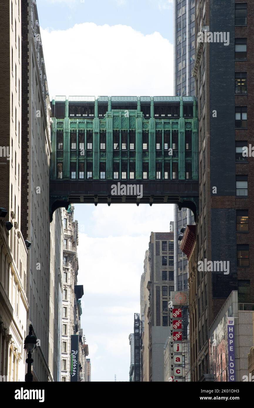 New York City, kurz vor dem 10.. Jahrestag des Terroranschlags vom 11. September 2001: Ort des Bombenanschlags auf das World Trade Center, Erinnerung an die Opfer, Umgebung und Stadtblicke. Stockfoto
