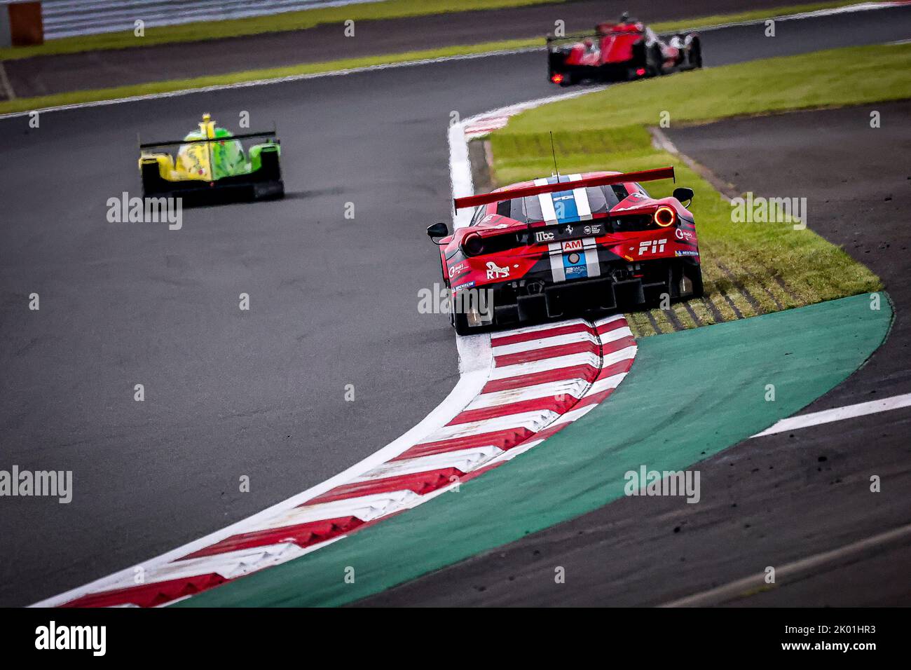 71 DEZOTEUX Franck (Fra), RAGUES Pierre (Fra), AUBRY Gabriel (Fra), Spirit of Race, Ferrari 488 GTE EVO, Aktion während der 6 Stunden von Fuji 2022, 5. Runde der FIA-Langstrecken-Weltmeisterschaft 2022 auf dem Fuji Speedway vom 8. Bis 11. September 2022 in Fuji, Japan - Foto Paulo Maria / DPPI Stockfoto