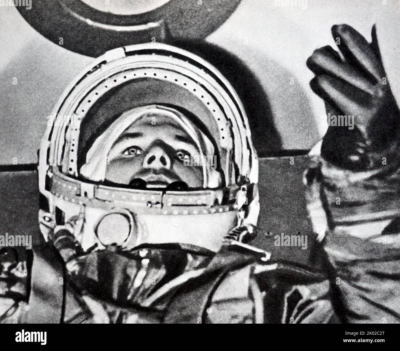 Juri Gagarin war der erste Kosmonaut in der Geschichte. 1961 Stockfoto