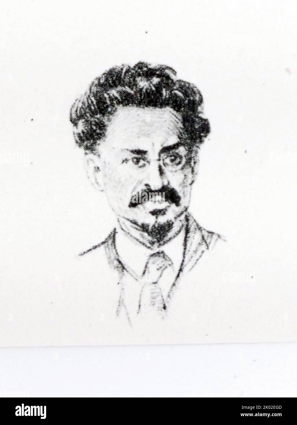 Leo Trotzki (1879 - 1940), russischer Revolutionär, politischer Theoretiker und Politiker. Kommissar für auswärtige Angelegenheiten von März 1918 bis Januar 1925, Kommissar für Militär- und Marinangelegenheiten Stockfoto