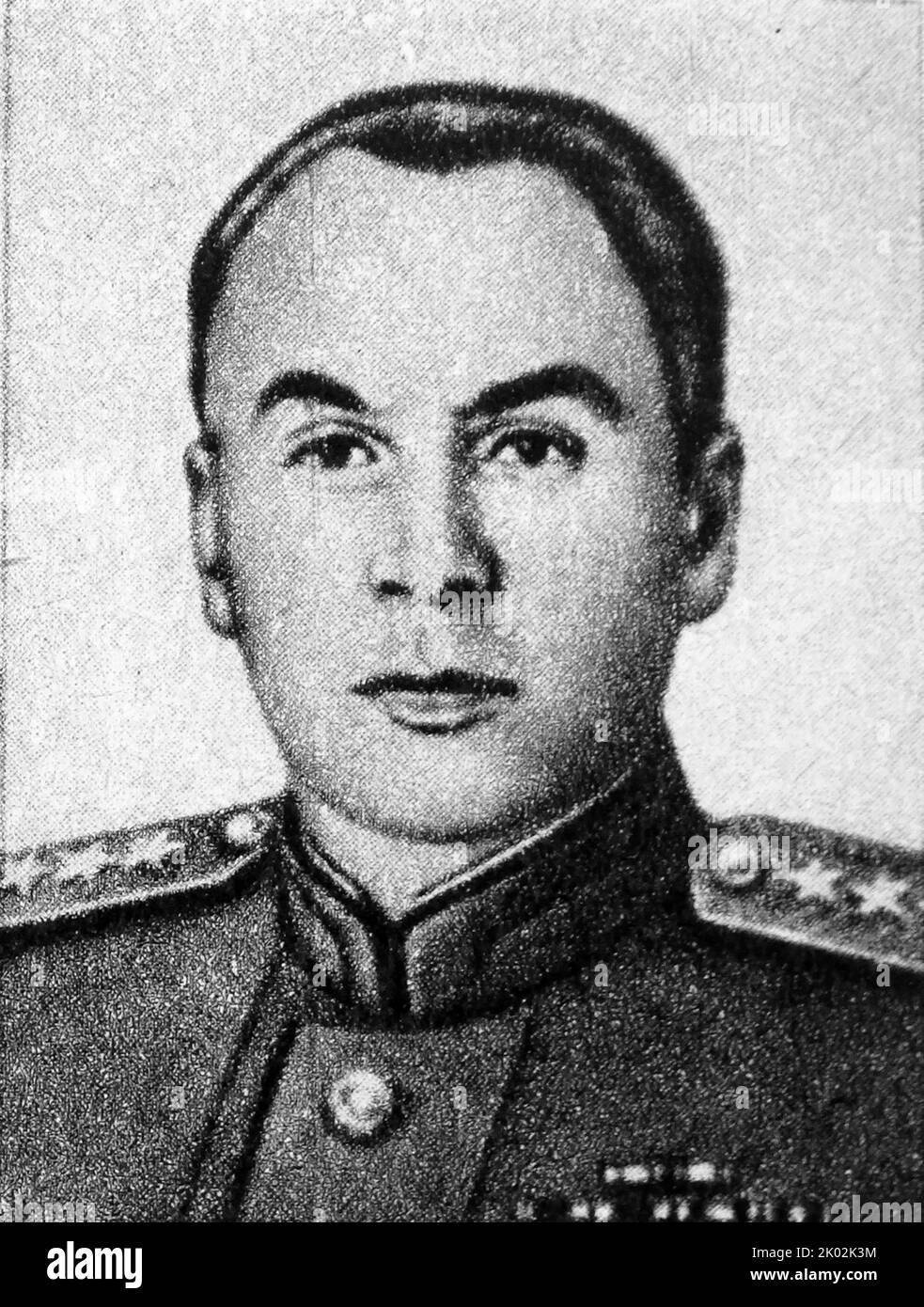 Aleksei Innokentiewitsch Antonow (1896 - 1962) General der sowjetischen Armee, verlieh den Orden des Sieges für seine Bemühungen im Zweiten Weltkrieg Stockfoto