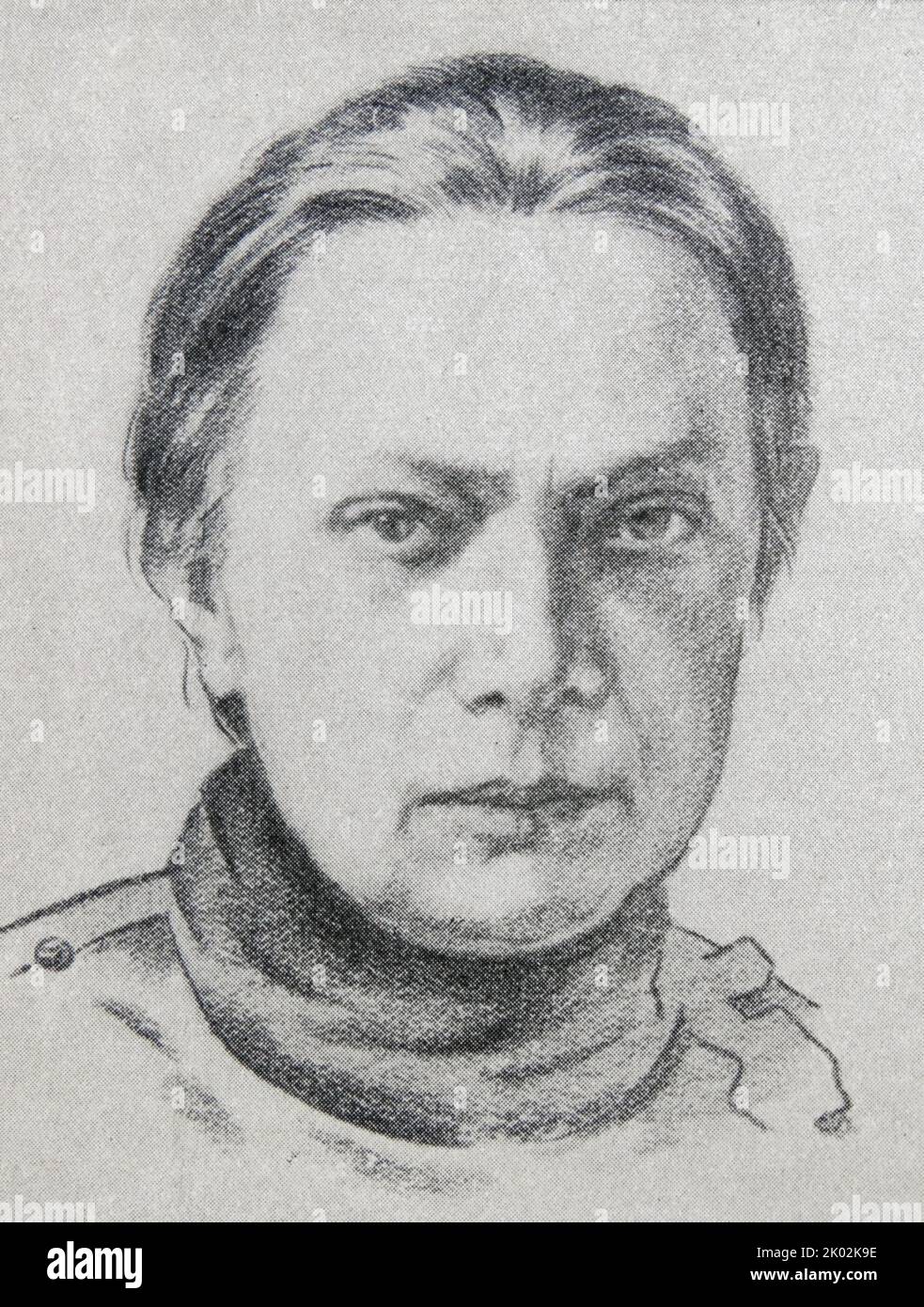 Nadeschda Konstantinowna Krupskaja (1869 - 1939), die russische Bolschewiki und die Frau Wladimir Lenins. Stockfoto