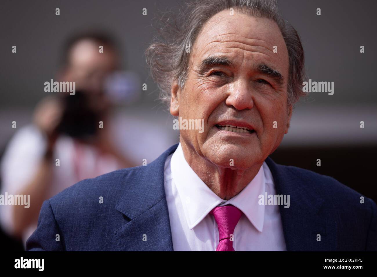 Lido Di Venezia, Italien. 09. September 2022. Oliver Stone nimmt am 09. September 79. 2022 in Venedig, Italien, am roten Teppich des 'Nuclear' Teil. © Foto: Cinzia Camela. Quelle: Live Media Publishing Group/Alamy Live News Stockfoto