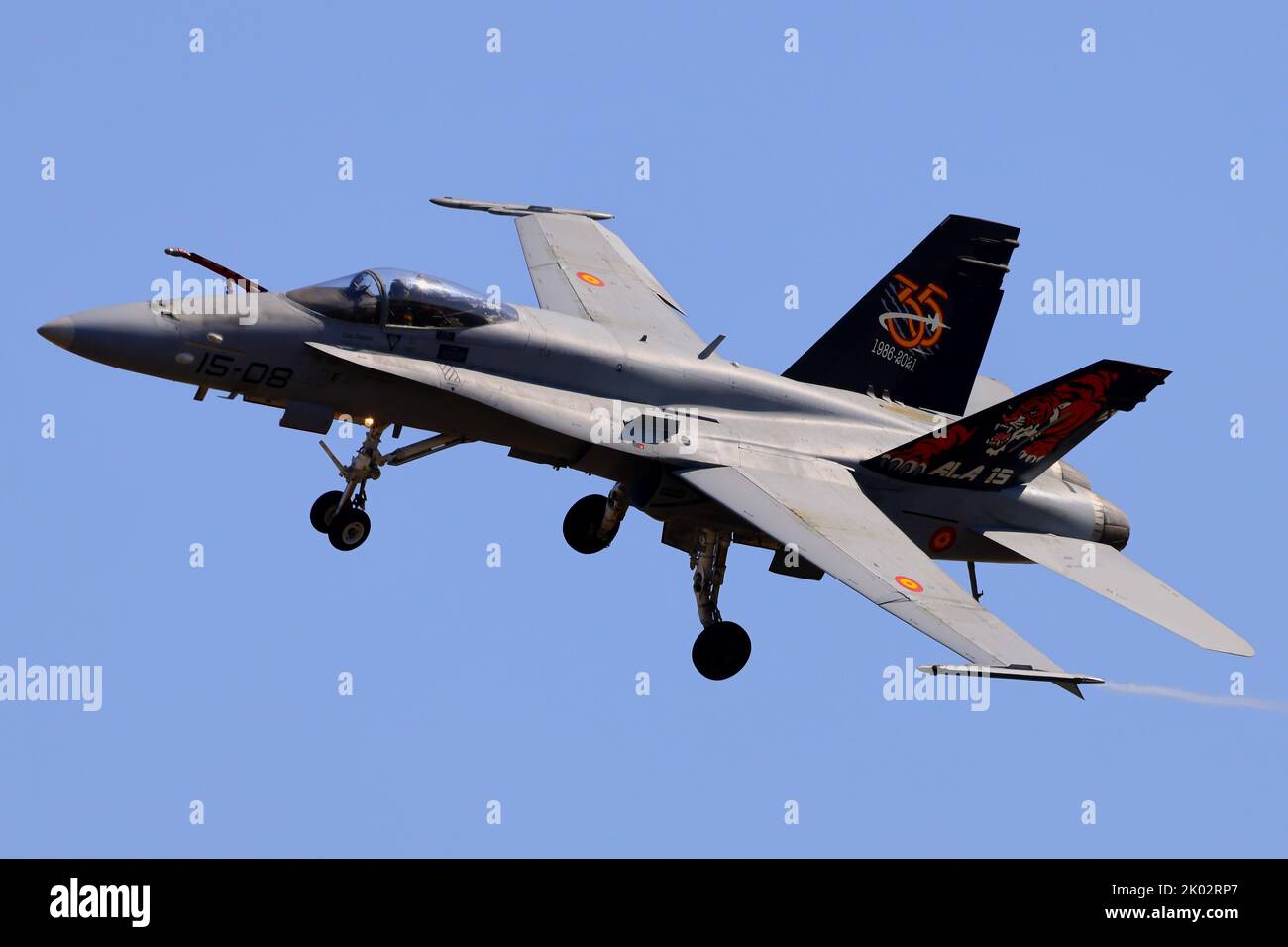 RIAT 2022 EF-18A Hornet Spanische Luftwaffe Stockfoto