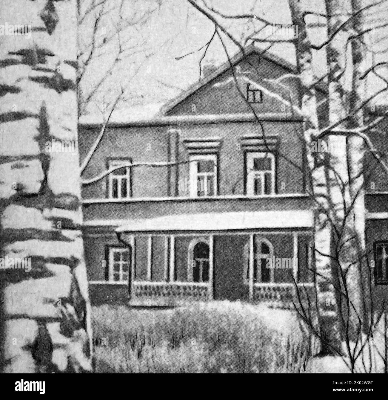 Museum von Pjotr Iljitsch Tschaikowsky, dem russischen Komponisten der Romantik. In der Stadt Klin. Stockfoto