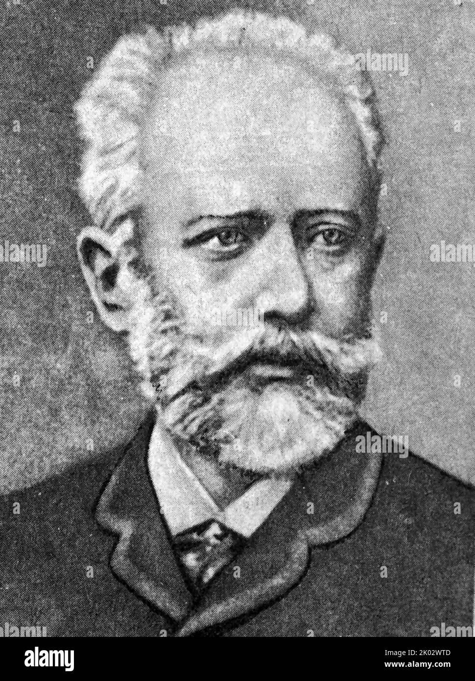 Pjotr Iljitsch Tschaikowsky (1840 - 1893) ein russischer Komponist der Romantik. Stockfoto