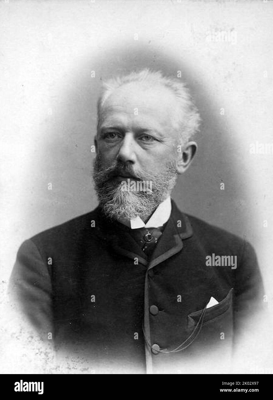 Pjotr Iljitsch Tschaikowsky (1840 - 1893) ein russischer Komponist der Romantik. Stockfoto