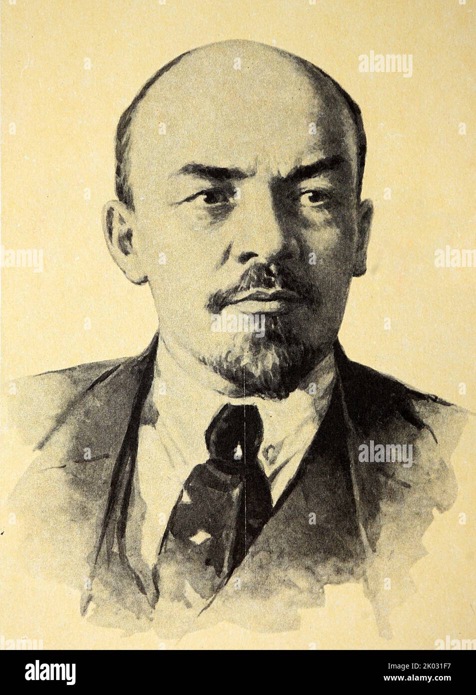 Wladimir Iljitsch Lenin. Hochformat. Stockfoto