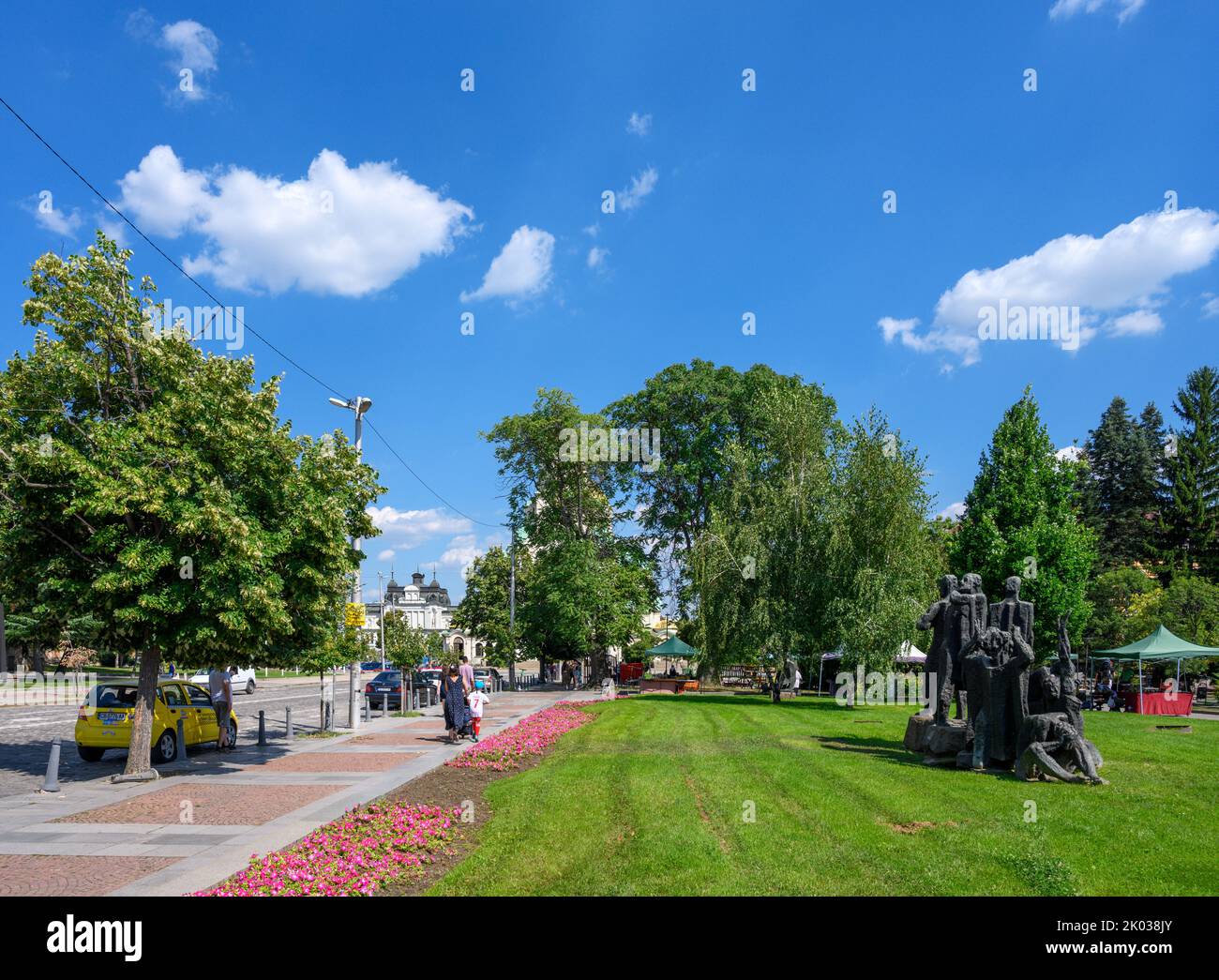 Denkmal der Befreiung vom Kommunismus auf Ulitsa Oborishte, Sofia, Bulgarien Stockfoto