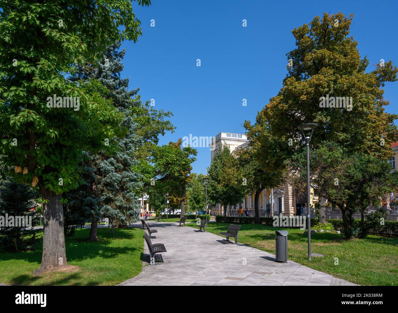 Crystal Garden, ein Park im Stadtzentrum, Sofia, Bulgarien Stockfoto