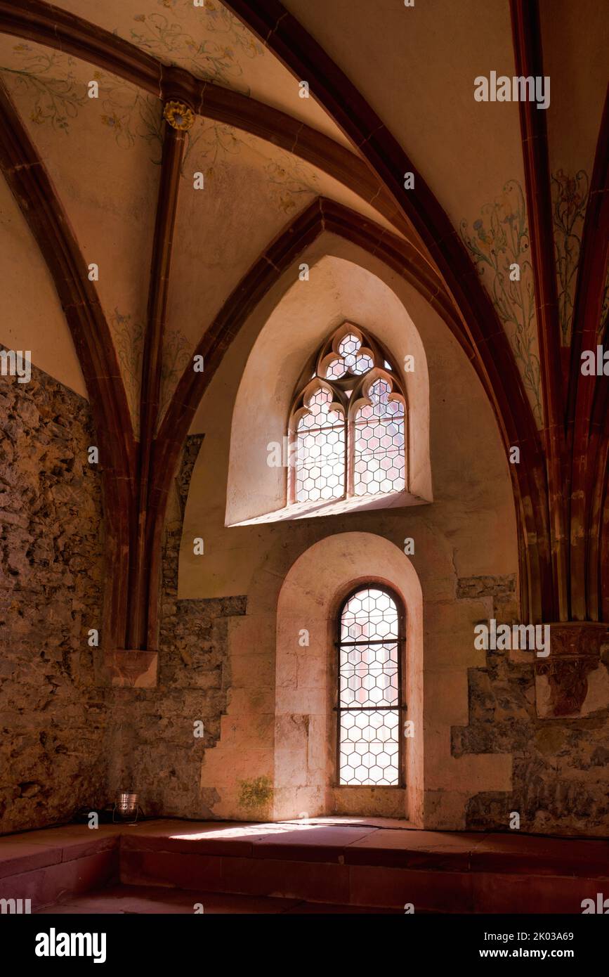 Kapitelhaus, Kloster Eberbach, Zisterzienserorden, Eltville, Rheingau, Taunus, Hessen, Deutschland Stockfoto