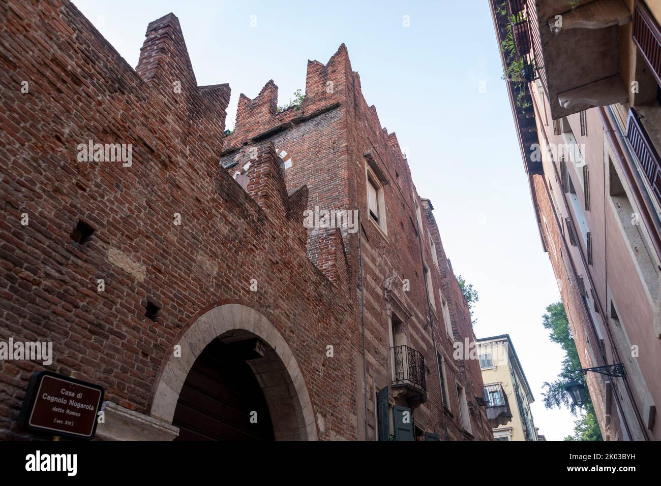 Casa di Cagnolo Nogarola, Haus von Romeo, Verona, Venetien, Italien Stockfoto