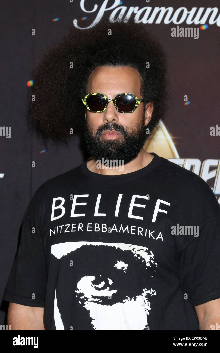 Los Angeles, USA. 08. September 2022. LOS ANGELES - SEP 8: Reggie Watts beim Star Trek Day im Skirball Center am 8. September 2022 in Los Angeles, CA (Foto von Katrina Jordan/Sipa USA) Quelle: SIPA USA/Alamy Live News Stockfoto