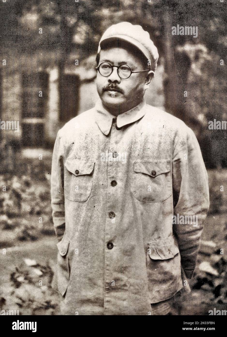Ren Bishi war ein militärischer und politischer Führer in der frühen Kommunistischen Partei Chinas. Anfang 1930s Stockfoto