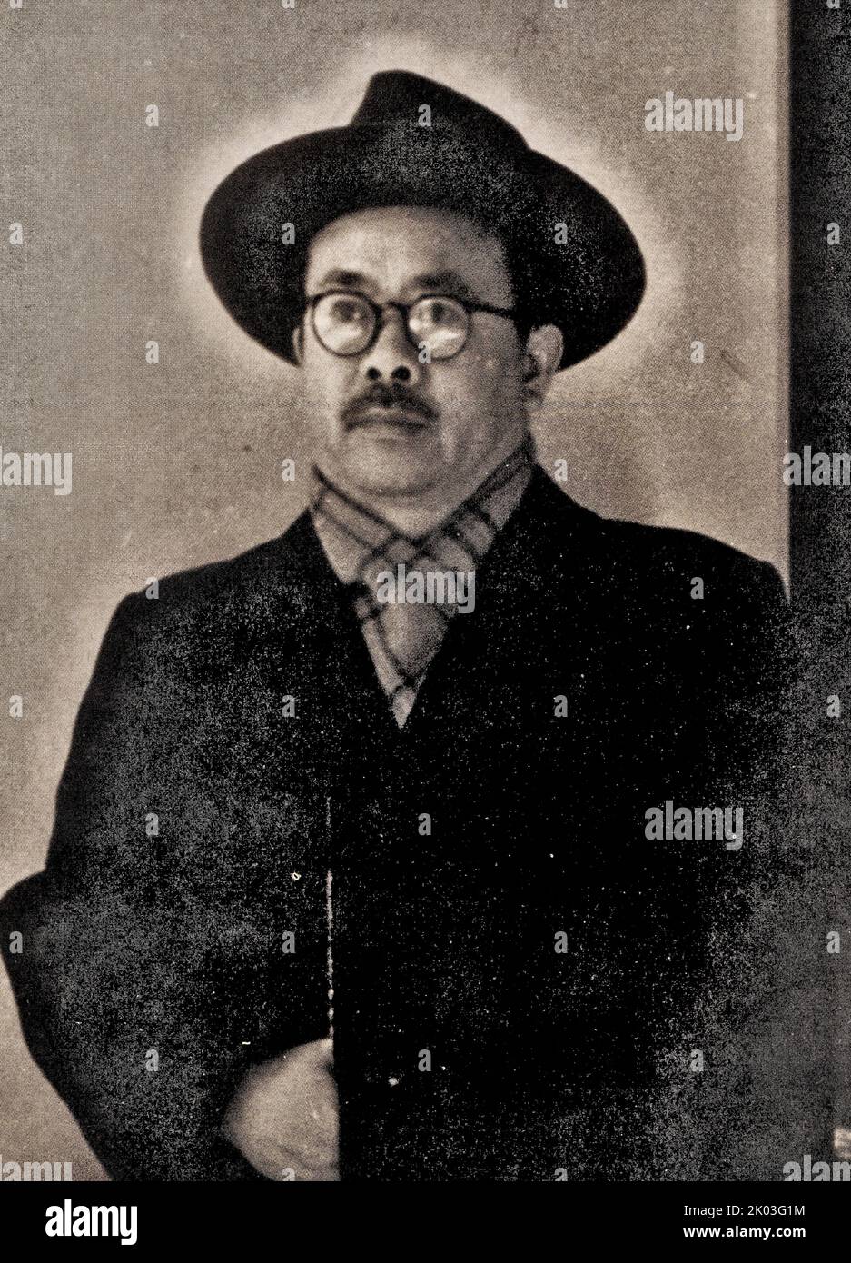 Ren Bishi im Schwarzmeersanatorium. Ren Bishi war ein militärischer und politischer Führer in der frühen Kommunistischen Partei Chinas. Anfang 1930s Stockfoto