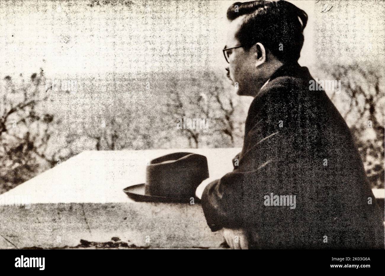Ren Bishi im Schwarzmeersanatorium. Ren Bishi war ein militärischer und politischer Führer in der frühen Kommunistischen Partei Chinas, in den frühen 1930er Jahren Stockfoto