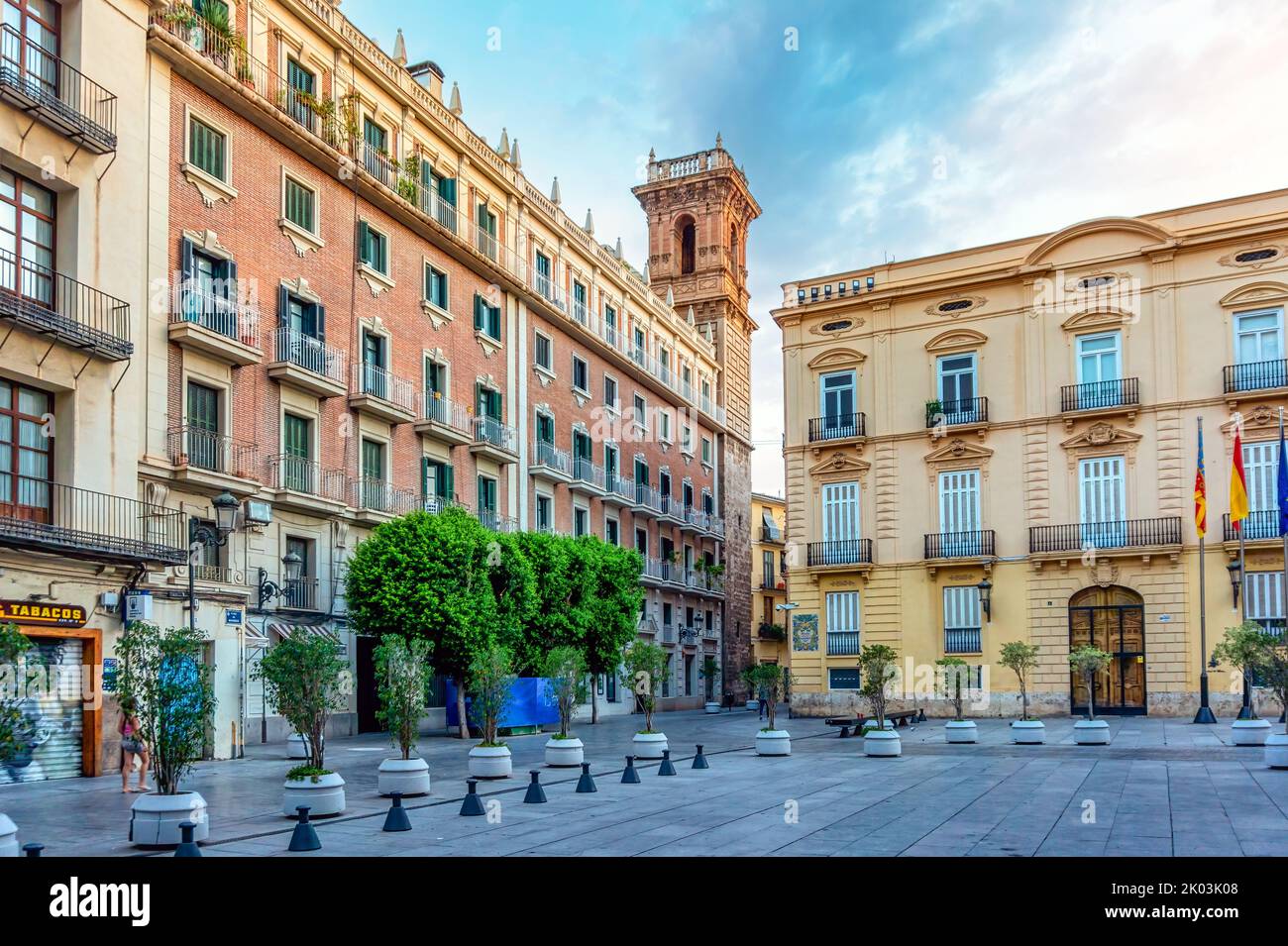 Torre de Sant Bartomeu, Valencia, Spanien Stockfoto