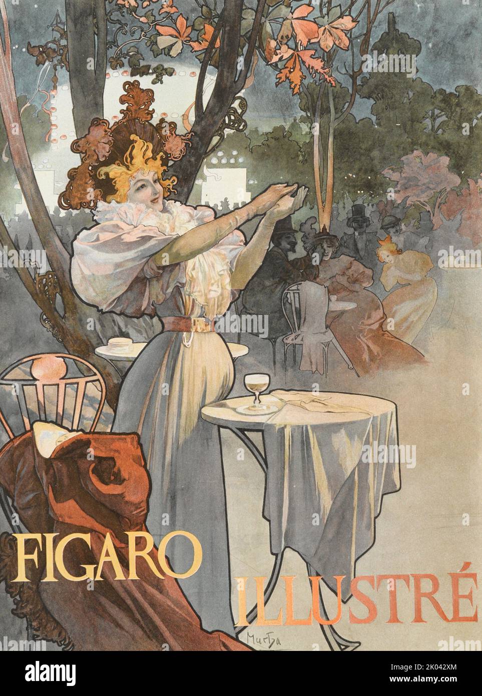 Figaro Illustration Magazine Cover, 1896. Juni 1896. Private Sammlung. Stockfoto