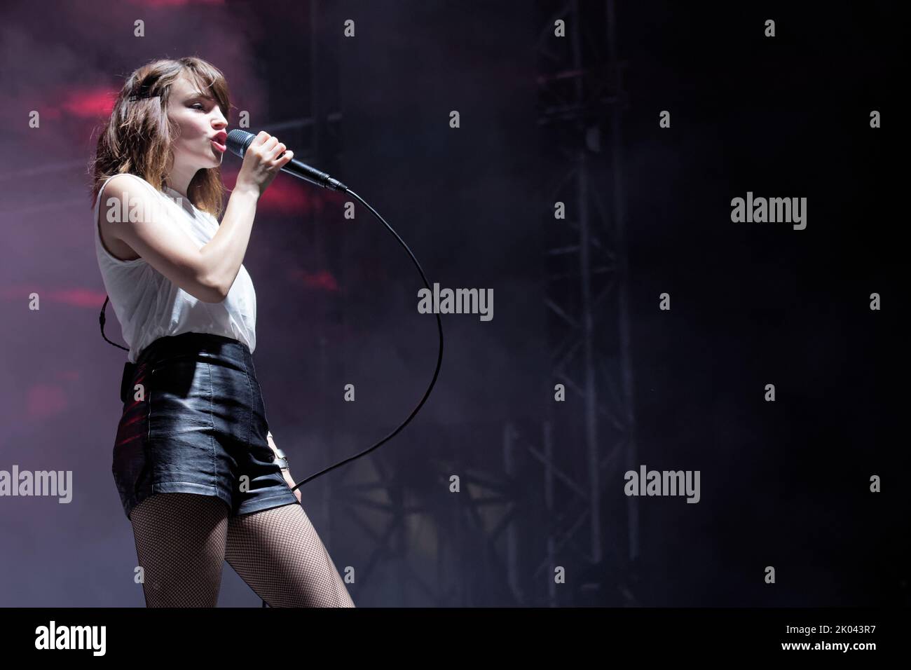 CHVRCHES SZIGET, Budapest, UNGARN, 15/08/2016 Florent 'MrCrash' B. Stockfoto