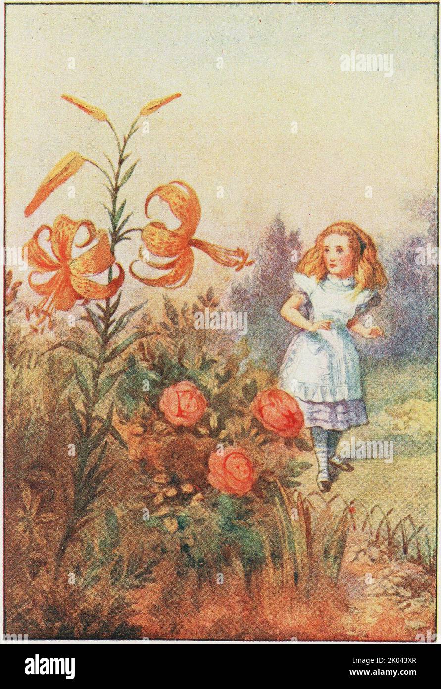 Wir können reden, sagte die Tiger Lily , 1911. Private Sammlung. Stockfoto