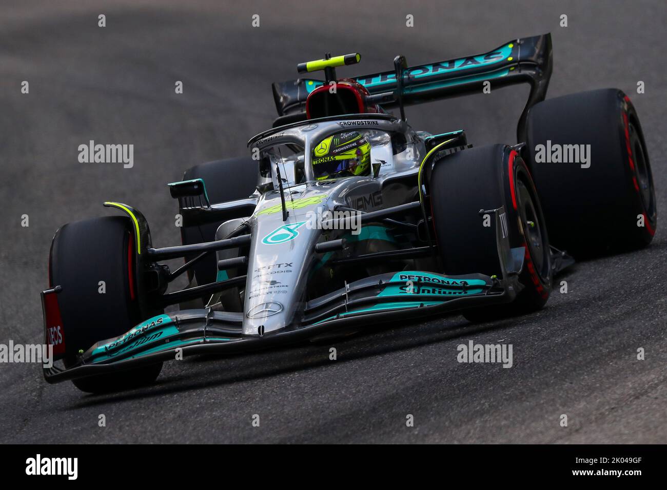 Monza, Italien. 27. Januar 2022. #44 Lewis Hamilton Mercedes AMG Team F1 beim italienischen GP, 8-11. September 2022 auf der Rennstrecke Monza, Formel 1 Weltmeisterschaft 2022. 09/09/2022 Foto Federico Basile/Insidefoto Kredit: Insidefoto di andrea staccioli/Alamy Live News Stockfoto