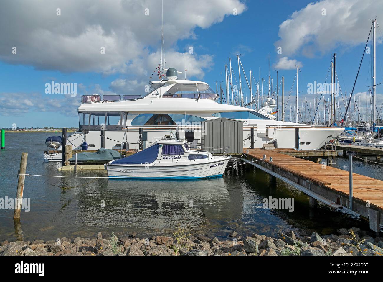 Boote, Yachthafen, Heiligenhafen, SchleswigHolstein, Deutschland