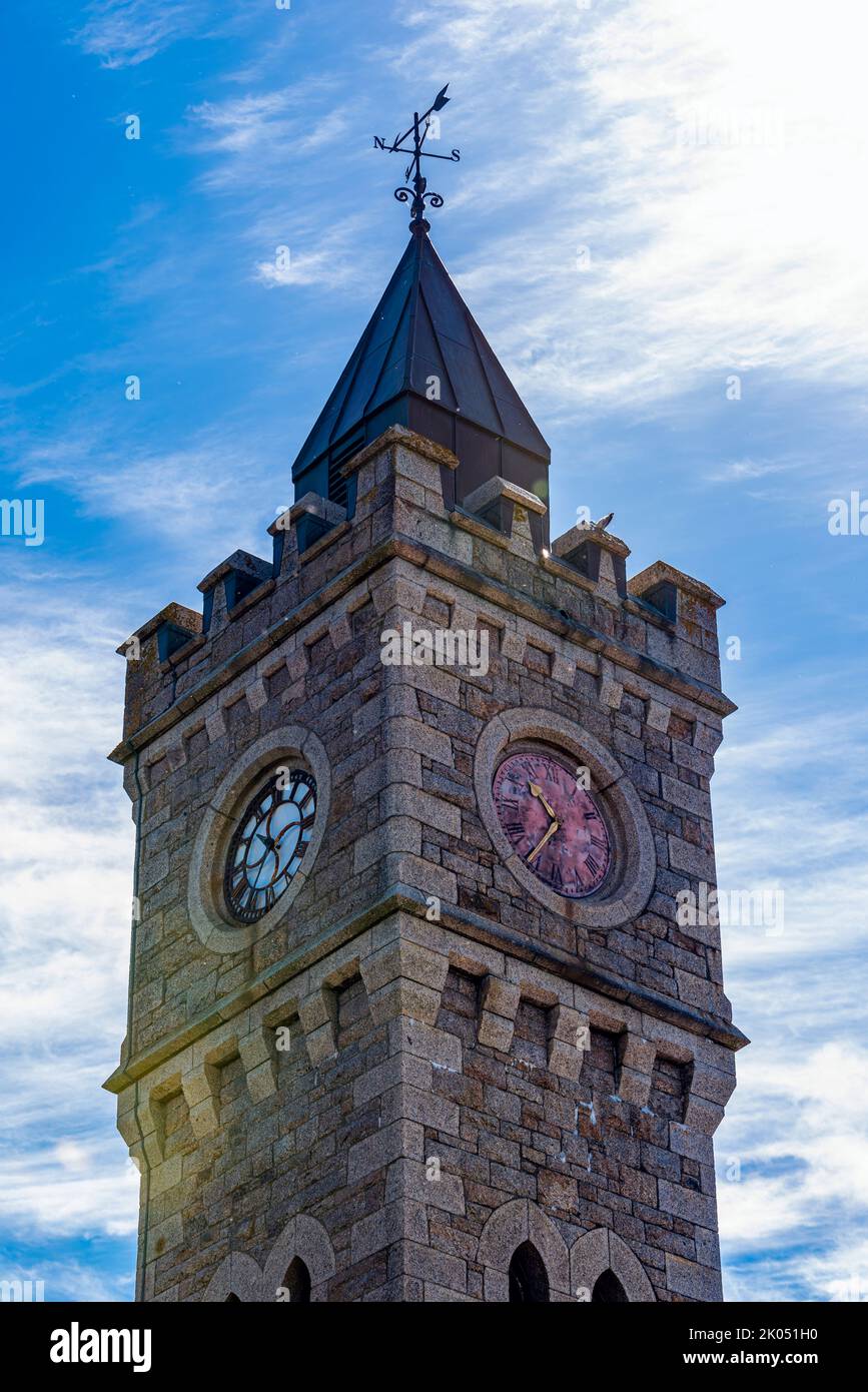 Porthleven Harbour, Porthleven, Helston, Cornwall, England, VEREINIGTES KÖNIGREICH Stockfoto