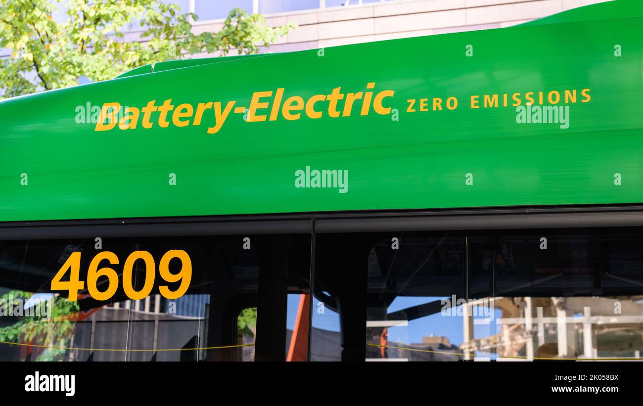 Bellevue, WA, USA 08. September 2022; Battery Electric Zero Emissions