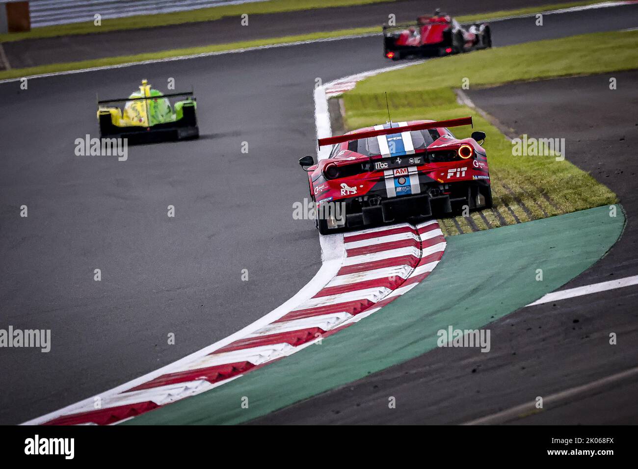 71 DEZOTEUX Franck (Fra), RAGUES Pierre (Fra), AUBRY Gabriel (Fra), Spirit of Race, Ferrari 488 GTE EVO, Aktion während der 6 Stunden von Fuji 2022, 5. Runde der FIA-Langstrecken-Weltmeisterschaft 2022 auf dem Fuji Speedway vom 8. Bis 11. September 2022 in Fuji, Japan - Foto: Paulo Maria/DPPI/LiveMedia Stockfoto