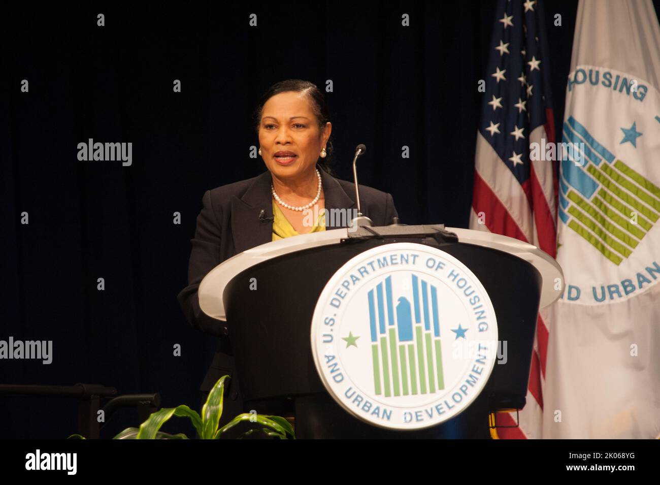 Das Büro des Chief Human Capital Officer (OCHCO) ist eine allhändige Abschlusszeremonie. Stockfoto