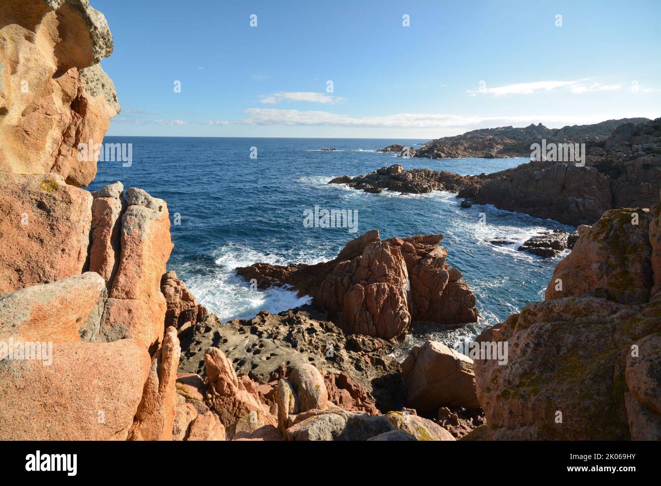 Costa rocciosa, Sardegna Stockfoto