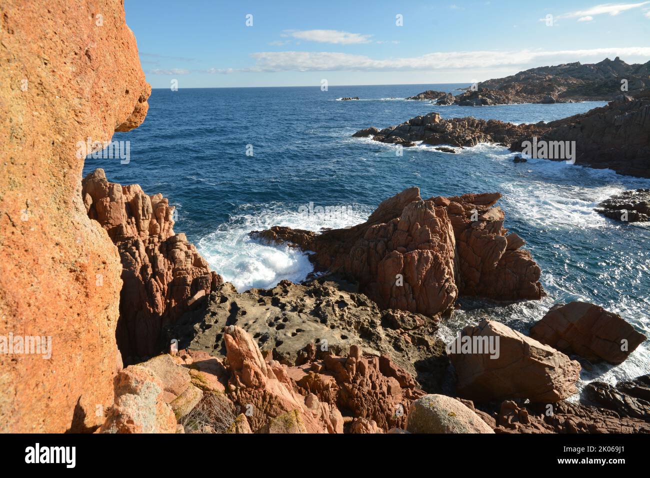 Costa rocciosa, Sardegna Stockfoto