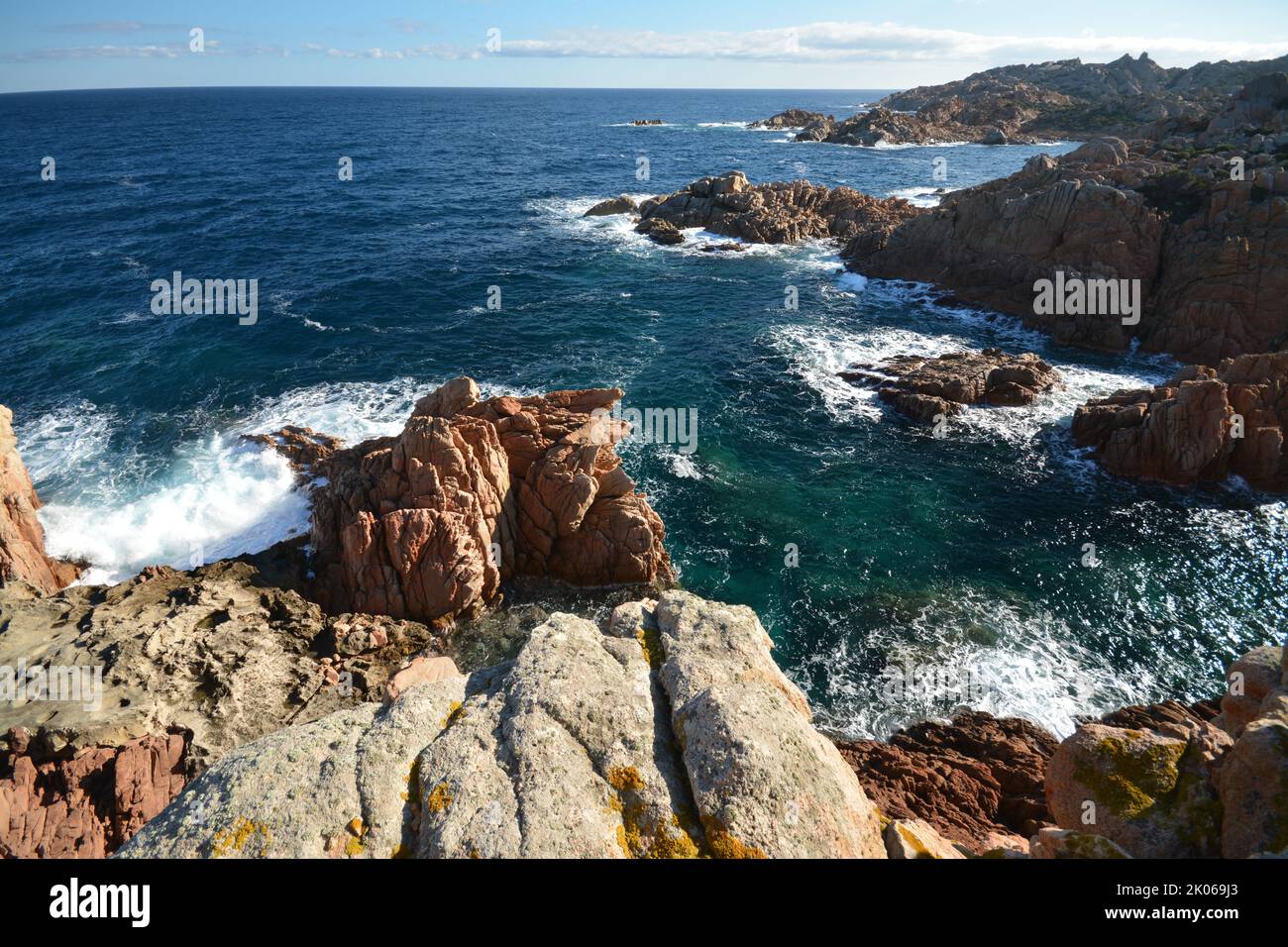Costa rocciosa, Sardegna Stockfoto