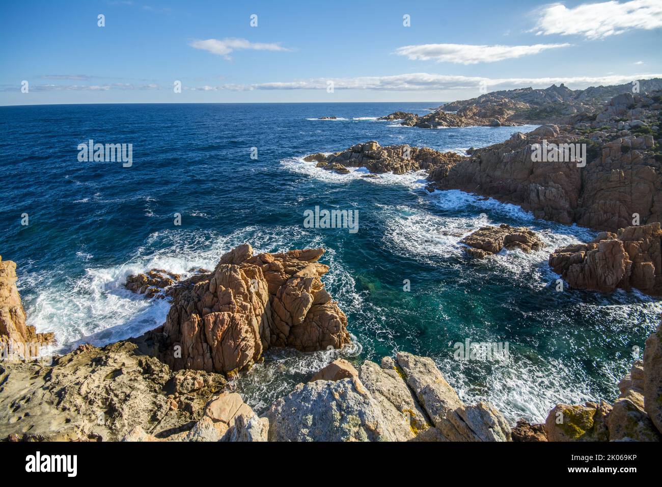 Costa rocciosa, Sardegna Stockfoto