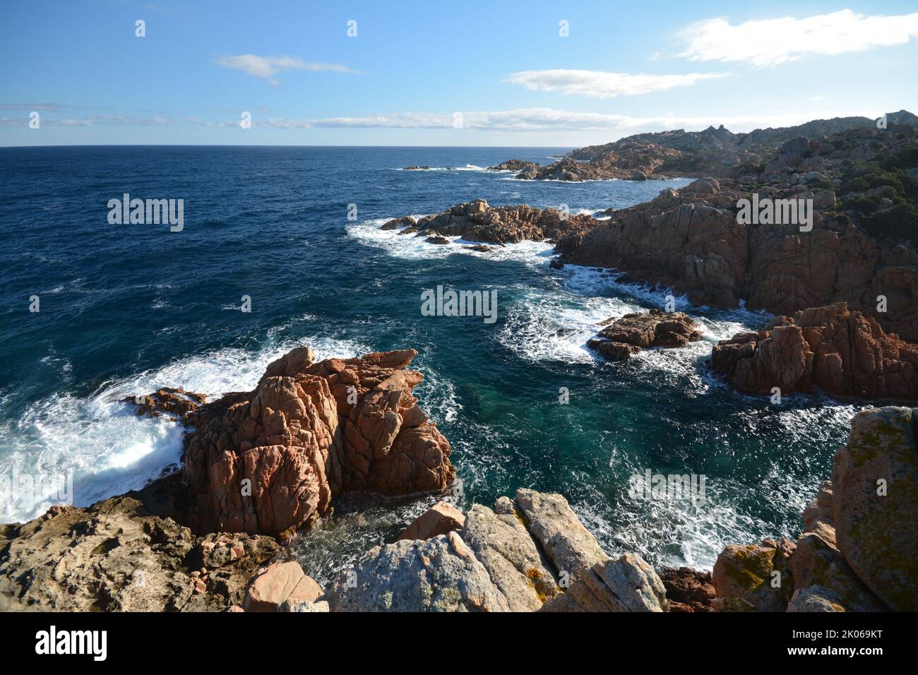 Costa rocciosa, Sardegna Stockfoto