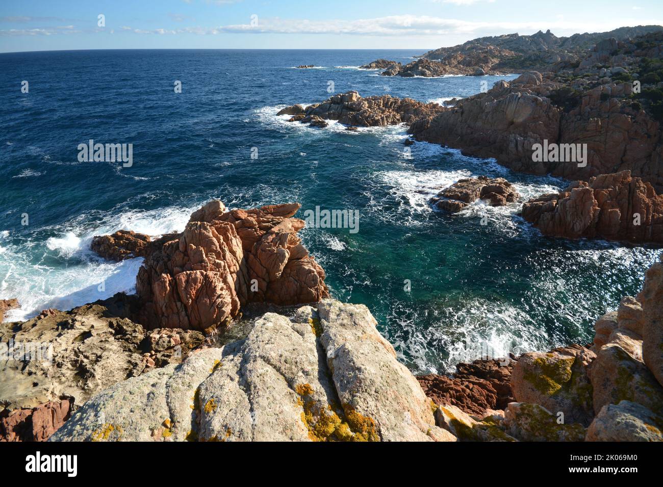 Costa rocciosa, Sardegna Stockfoto