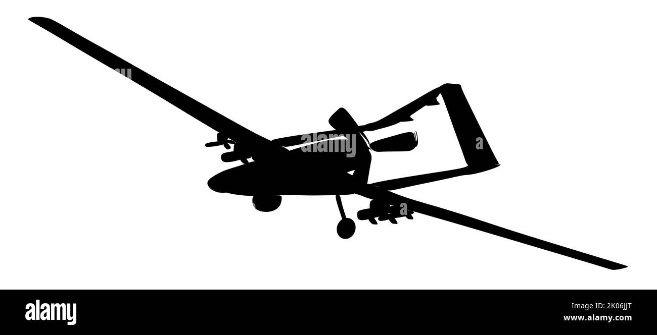 Moderne Scouting Feldarbeit Flugzeug Drohne über Ukrainisan und türkische Flagge Hintergrund, Luftgebiet Erkundungsgerät, Geheimdienst Vielfalt Stockfoto