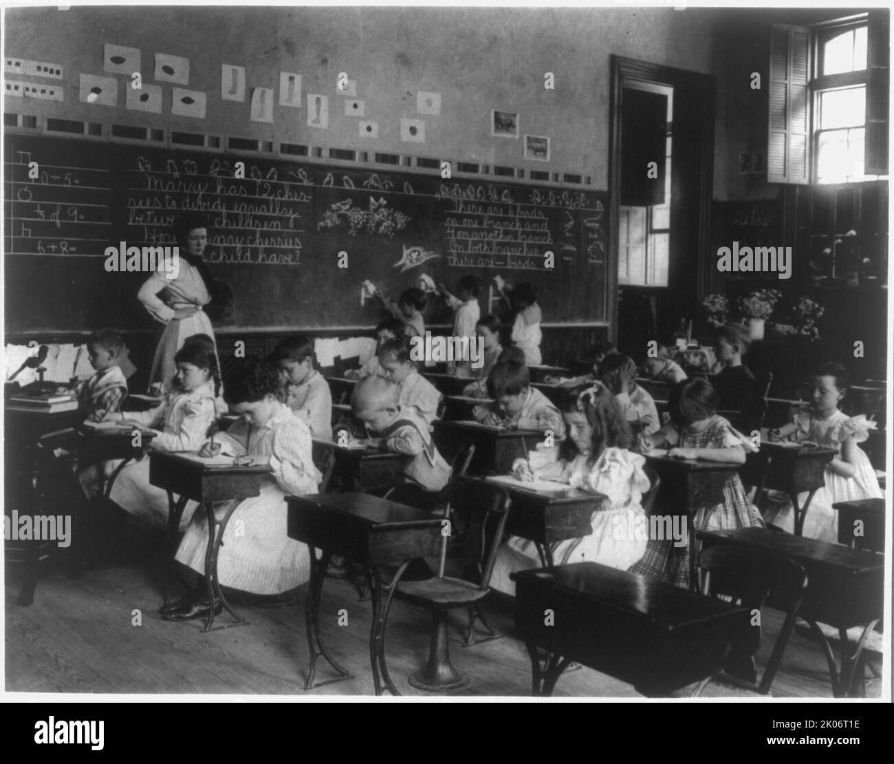 Washington, D.C., Grundschule der fünften Division, (1899?). Stockfoto