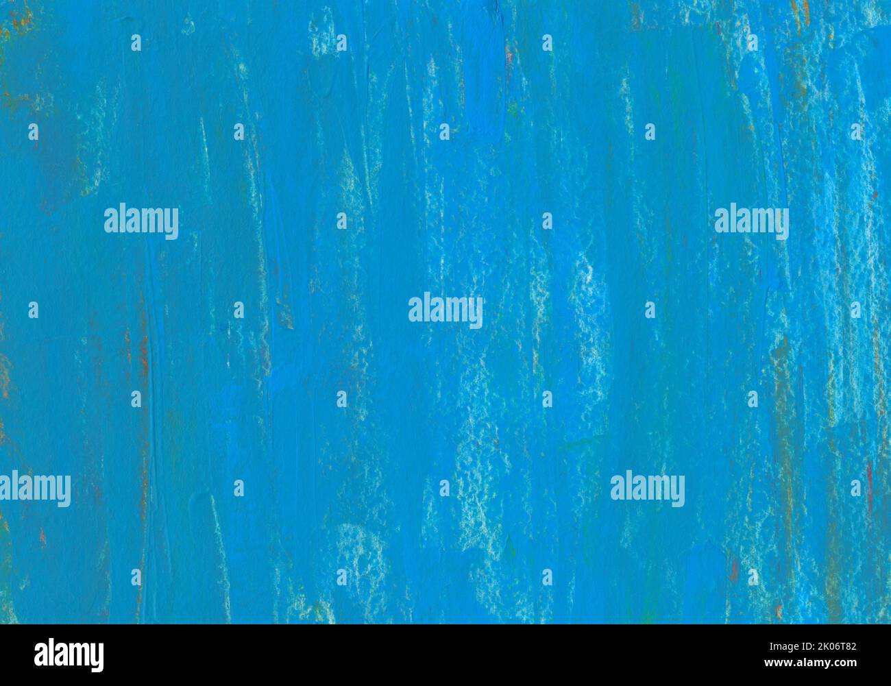 Blauer, kunstvoller strukturierter Hintergrund. Handbemalter Hintergrund. Stockfoto