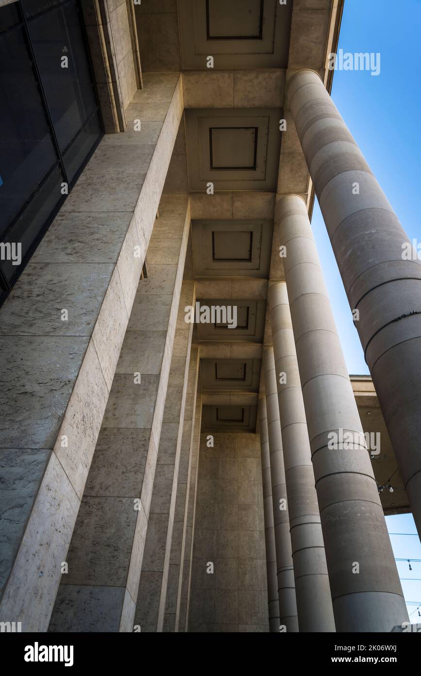 Museum für Moderne Kunst, Musée d'Art Moderne de Paris, ein großes Stadtmuseum, das der modernen und zeitgenössischen Kunst des 20.. Und 21.. Jahrhunderts gewidmet ist, Stockfoto