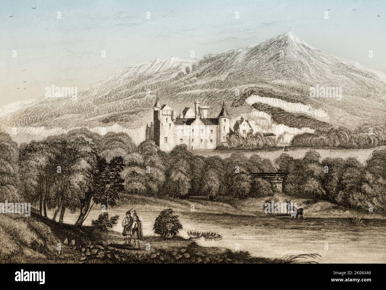 Balmoral Castle, königliche Residenz, Aberdeenshire, Schottland Stockfoto