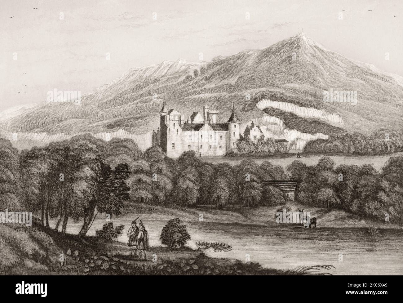 Balmoral Castle, königliche Residenz, Aberdeenshire, Schottland Stockfoto