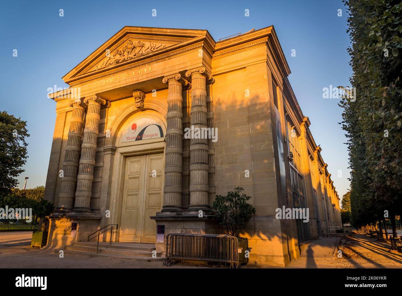 Musée de l'Orangerie, ein Museum mit europäischer Kunstsammlung aus dem 20.. Jahrhundert, Jardin des Tuileries, Paris, Frankreich Stockfoto