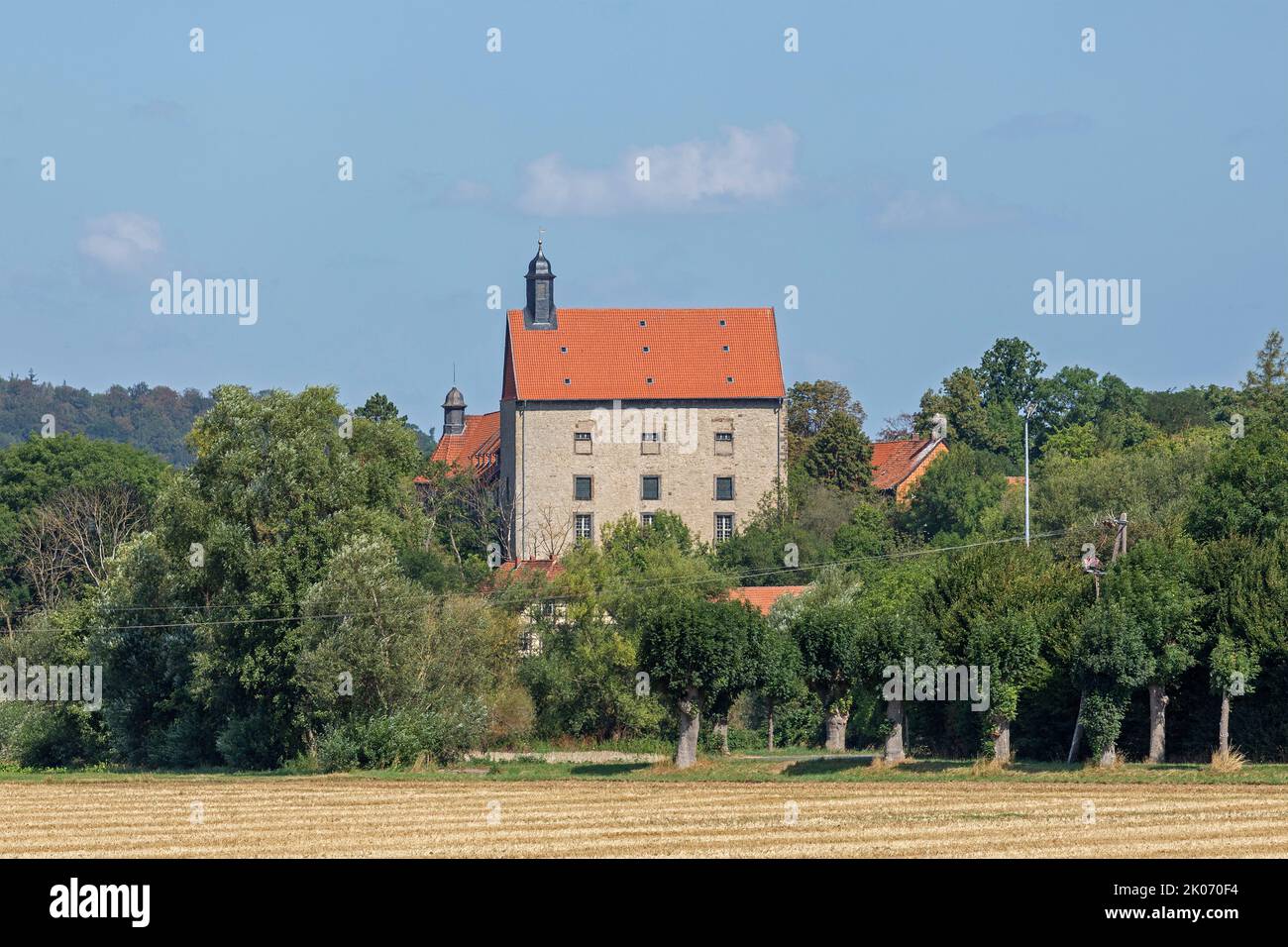 Schloss Poppenburg, Burgstemmen, Niedersachsen, Deutschland Stockfoto