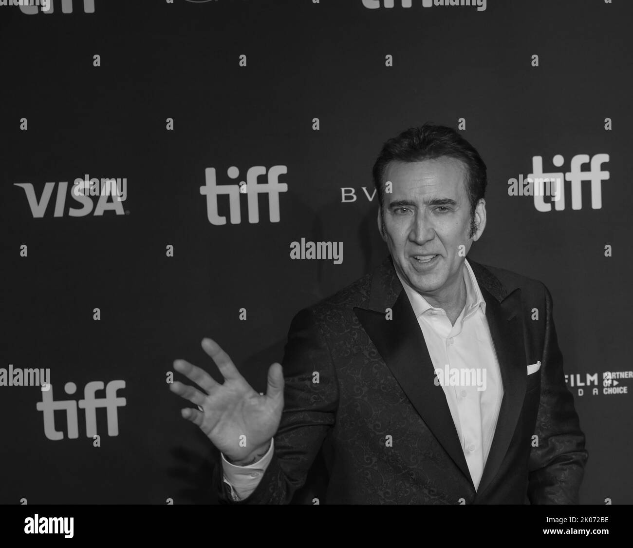 Toronto, Kanada. 9.. September 2022. Nichola Cage attends2022 Toronto International Film Festival - 'Butcher's Crossing' Premiere Credit: Sharon Dobson/Alamy Live News Stockfoto