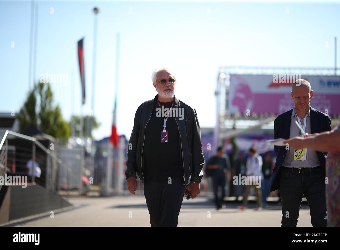 Monza, Italien. 27. Januar 2022. Flavio Briatore Botschafter der Formula 1 Group, während des italienischen GP, 8-11. September 2022 auf der Rennstrecke in Monza, Formel 1 Weltmeisterschaft 2022. Kredit: Unabhängige Fotoagentur/Alamy Live Nachrichten Stockfoto